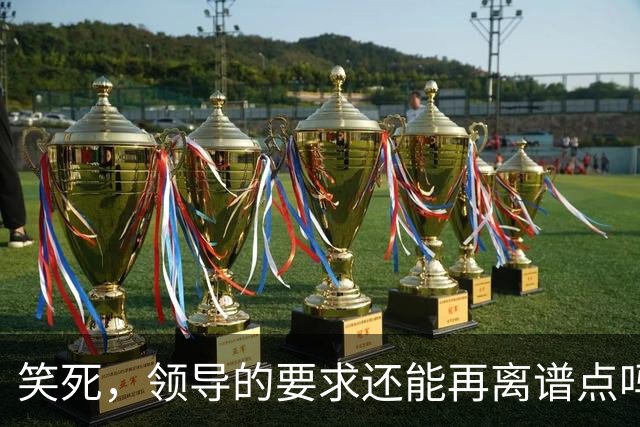 笑死，领导的要求还能再离谱点吗，网友：我爸妈都没这么看得起我